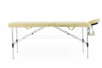 Стол массажный Мед-Мос JFAL01A бежевый (PA2.20.10A-00) + стул MA01 (черный) (CТ-7КА)